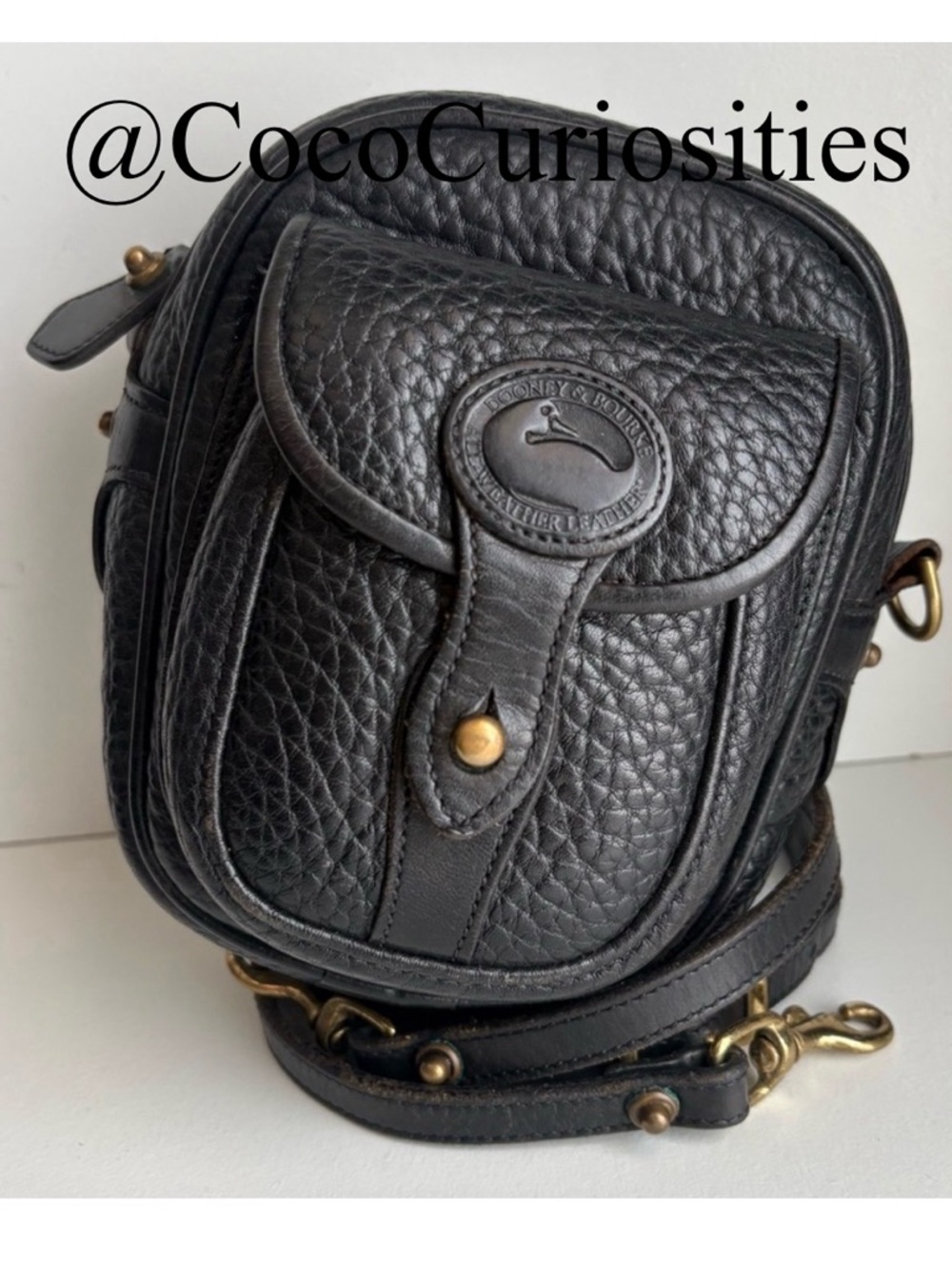 Dooney and Bourke awl Leather Mini Explorer Bag Crossbody Bag - Picture 1 of 16